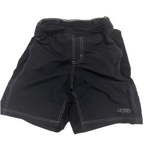 Louis Garneau Padded Cycling Shorts Women’s Black Trunk Style Nylon MTB Sz L